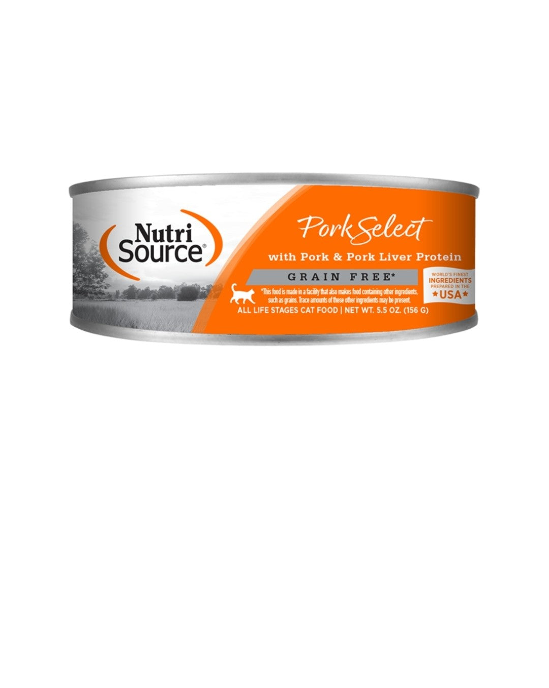 Nutrisource Cat Select Grain Free Pork and Liver 5oz cans 12 pack