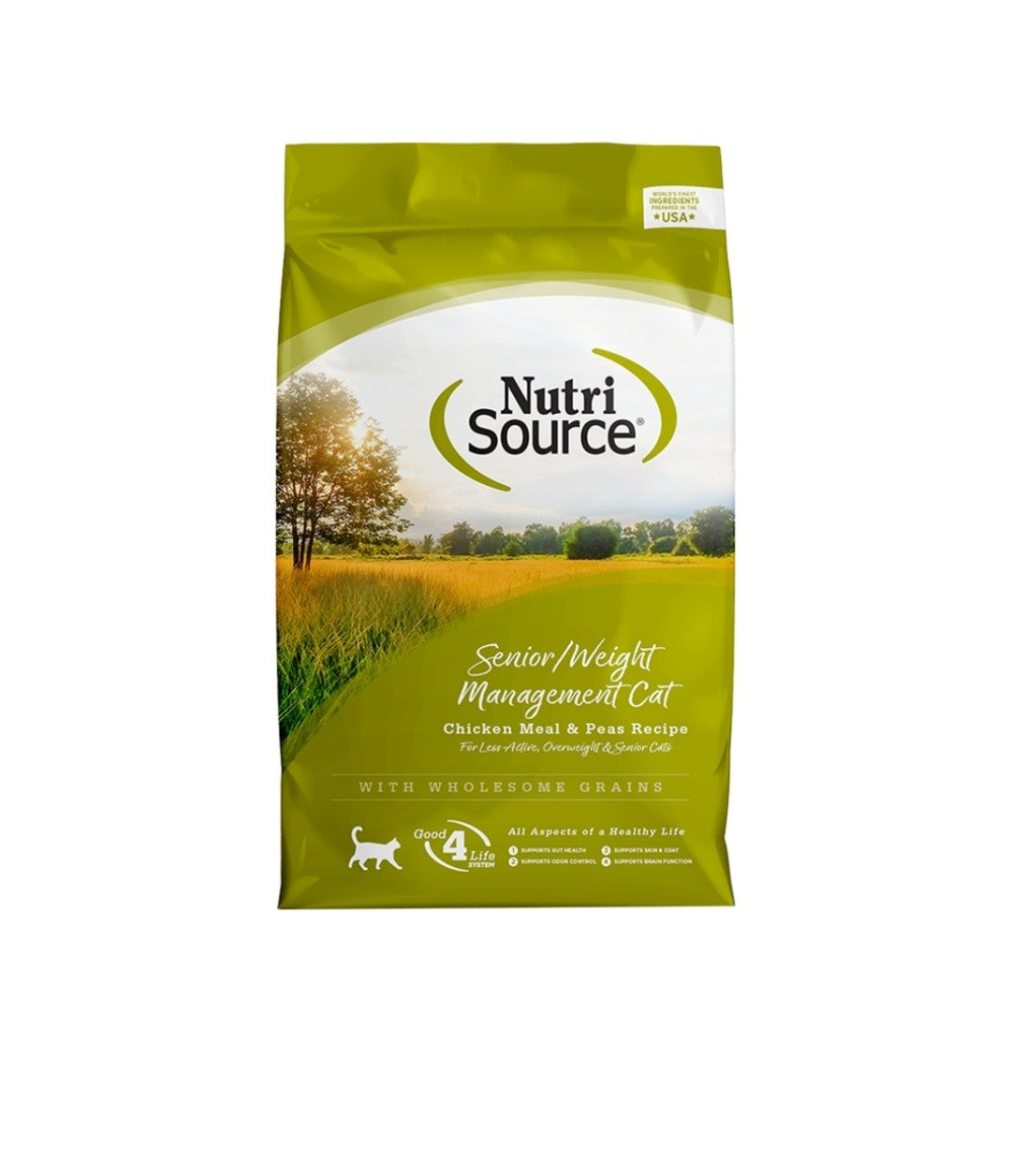 Nutrisource Cat Senior Weight Management Chicken And Pea 12 lbs