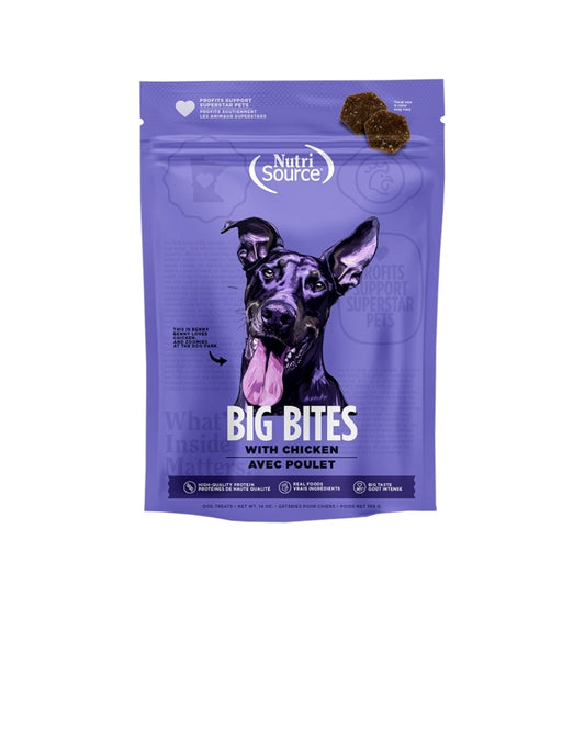 Nutrisource Dog Big Bites Grain Free Chicken 14oz