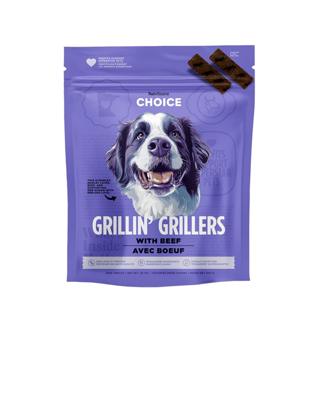 Nutrisource Dog Choice Gillin Grillers Beef 32 oz