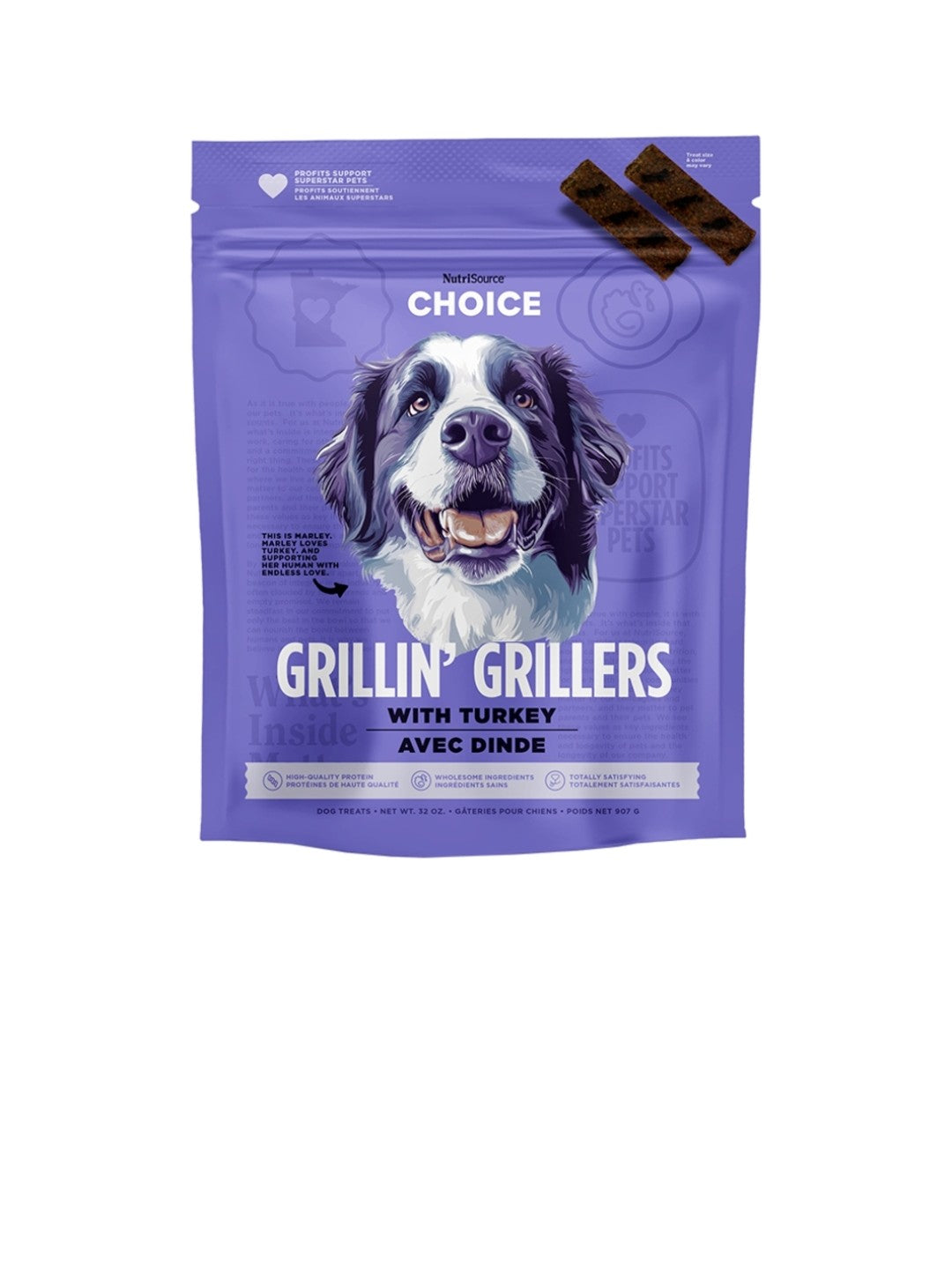 Nutrisource Dog Choice Grillin Grillers Turkey 32oz