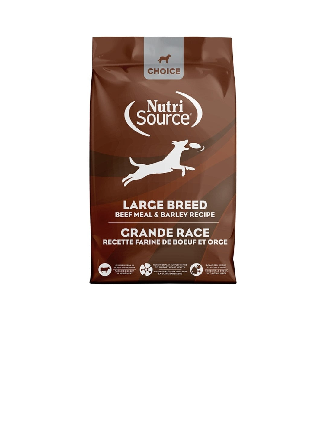 Nutrisource Dog Choice Large Breed Beef And Barley 40 lbs