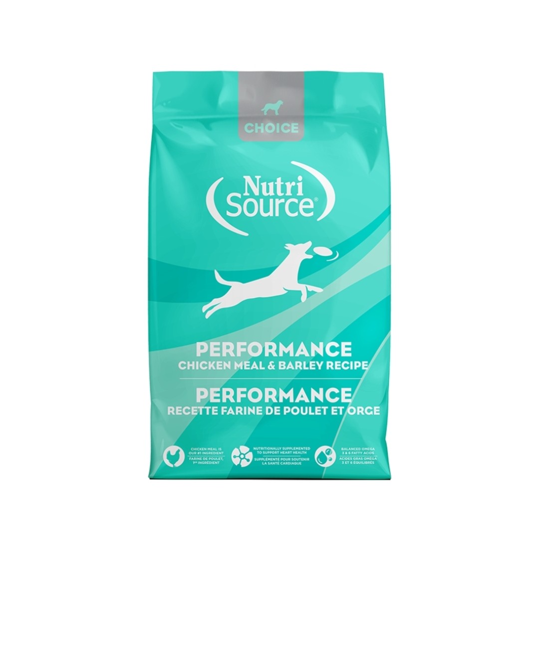 Nutrisource Dog Choice Performance Chicken and Barley 40 lbs