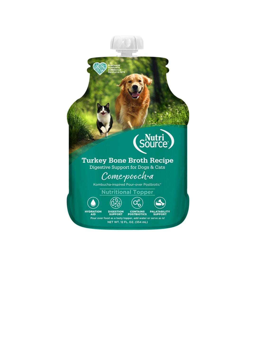 Nutrisource Dog Grain Free Broth Turkey 12oz