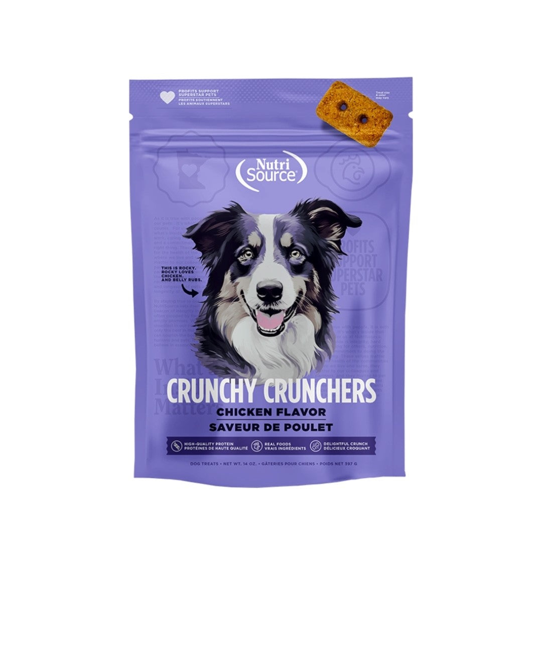 Nutrisource Dog Crunchy Crunchers Grain Free 14oz