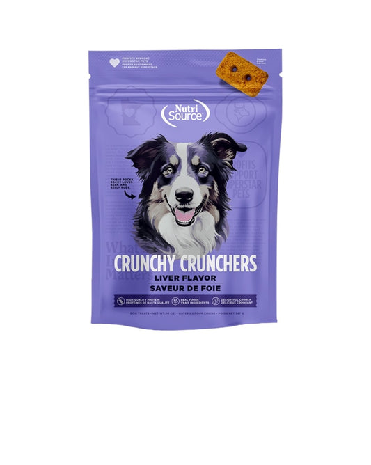 Nutrisource Dog Crunchy Crunches Grain Free 14oz