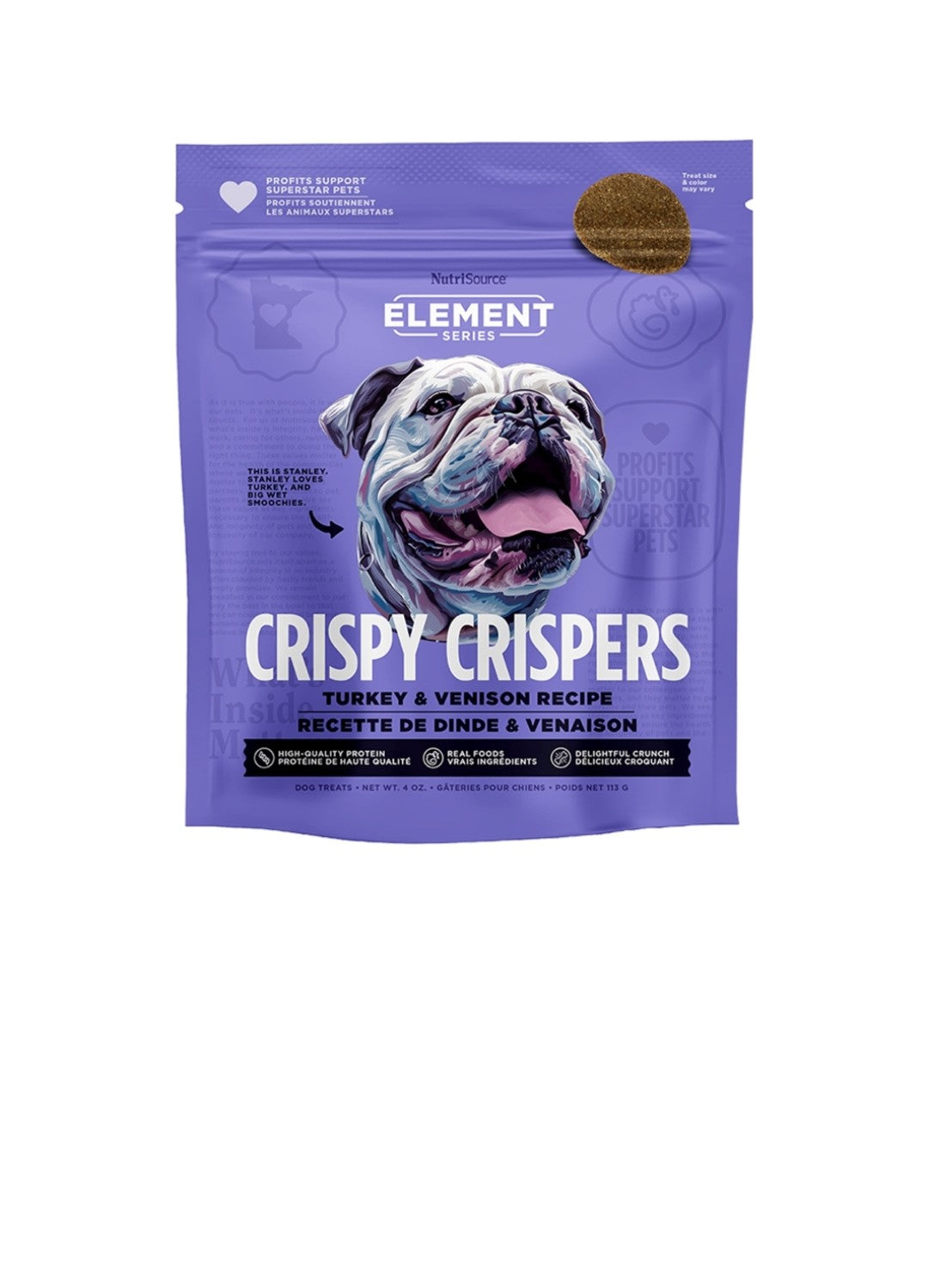 Nutrisource Dog Element Crispy Crispers Turkey And Venison 4oz