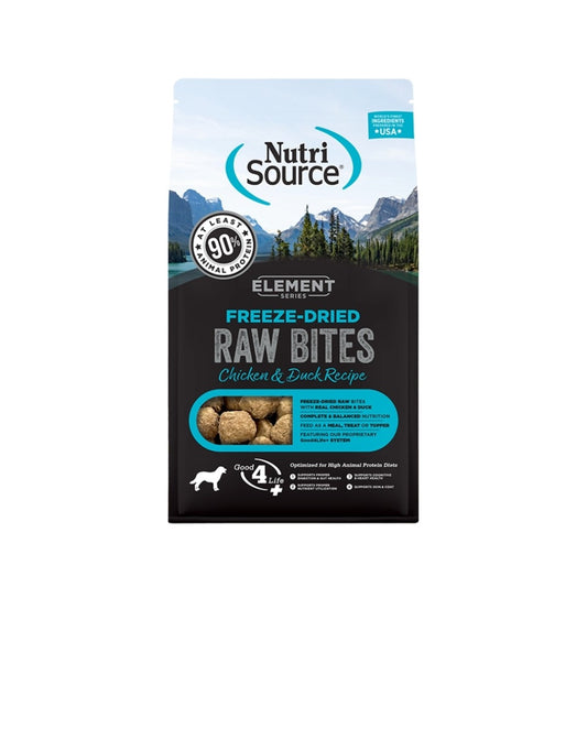 Nutrisource Dog Element Freeze Dried Bites Chicken and Duck 10 oz