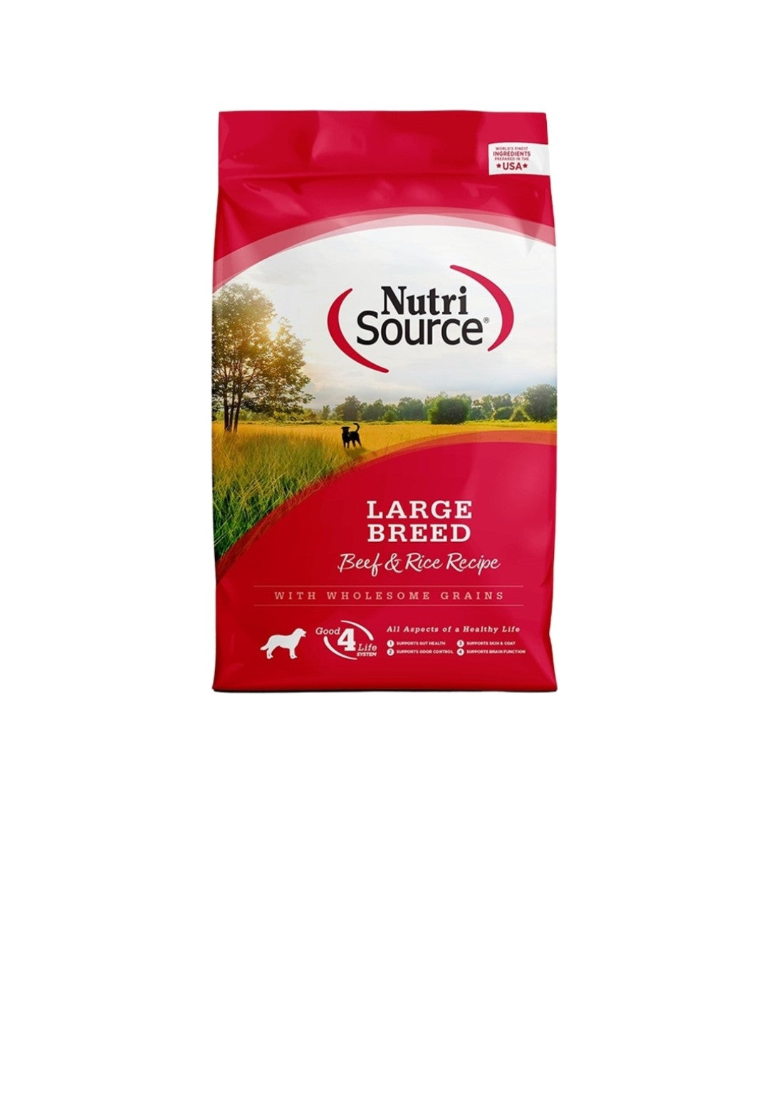 Nutrisource Dog Large Breed Beef and Rice 26 lbs