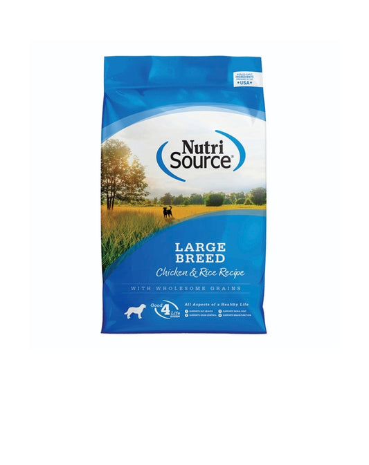 Nutrisource Dog Large Breed Chicken and Rice 26 lbs