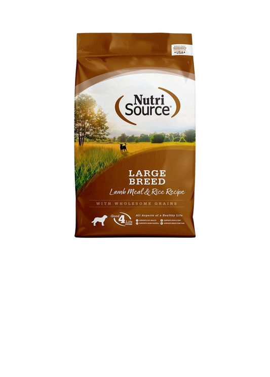 Nutrisource Dog Large Breed Lamb Meal And Rice 26 lbs