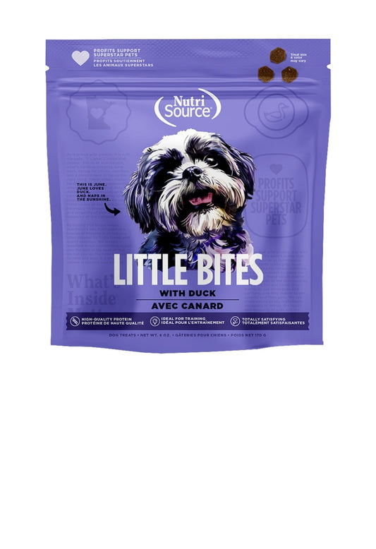 Nutrisource Dog Little Bites Duck 6oz