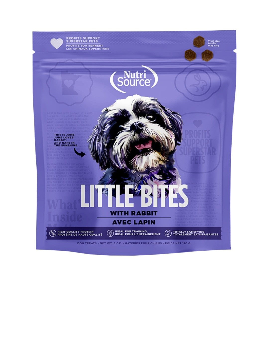 Nutrisource Dog Little Bites Rabbit 6oz