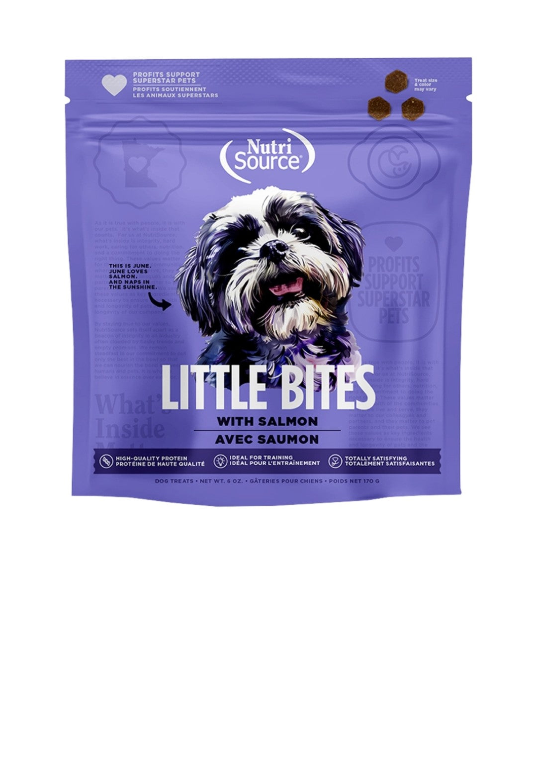 Nutrisource Dog Little Bites Salmon 6oz