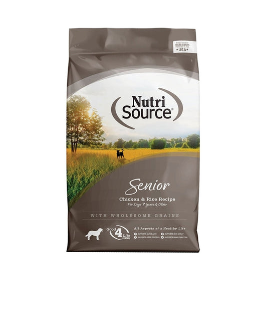 Nutrisource Dog Senior Chicken And Rice 4 lbs