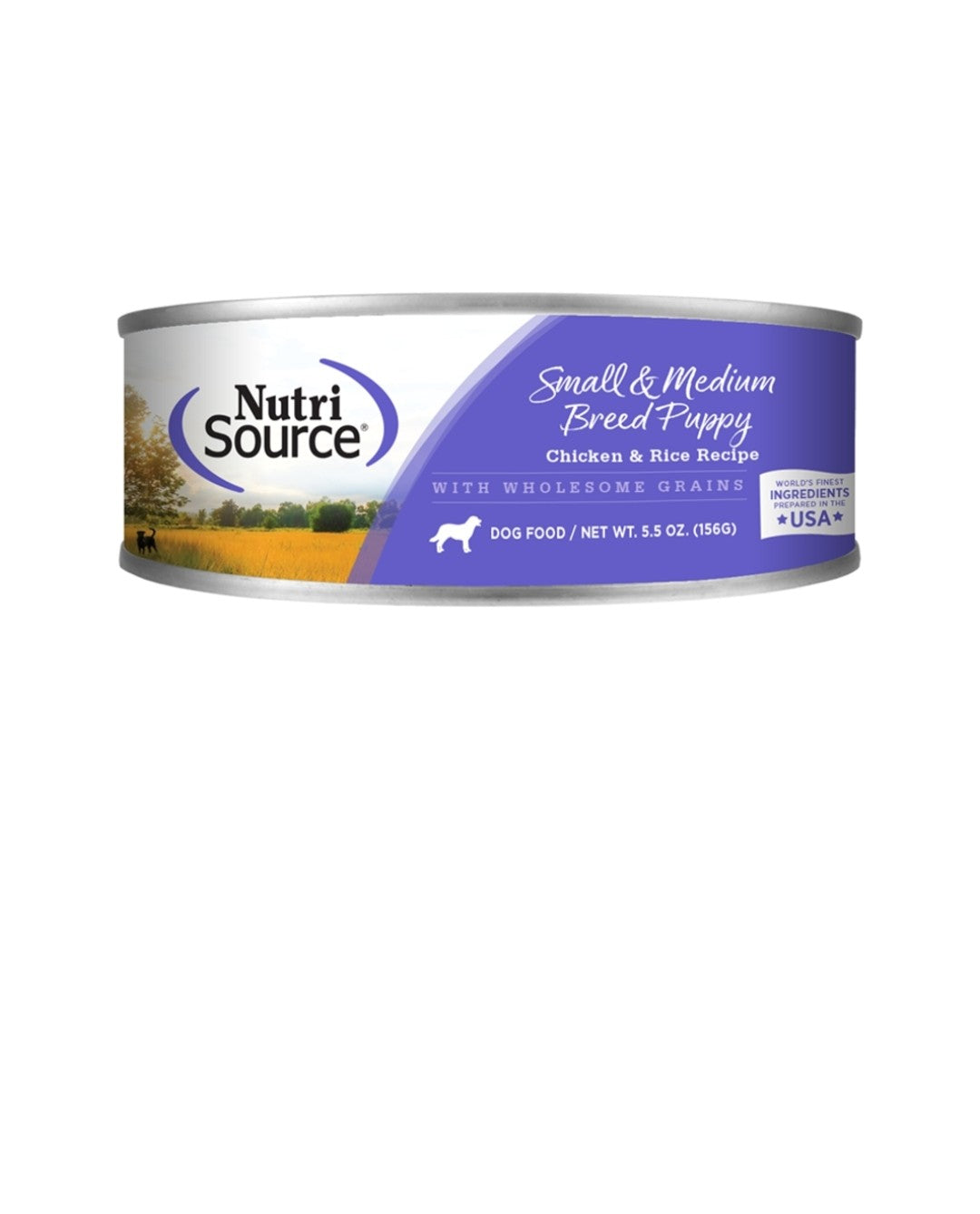 Nutrisource Dog Small And Medium Breed Puppy Chicken And Rice 5.5 oz cans 12 pack