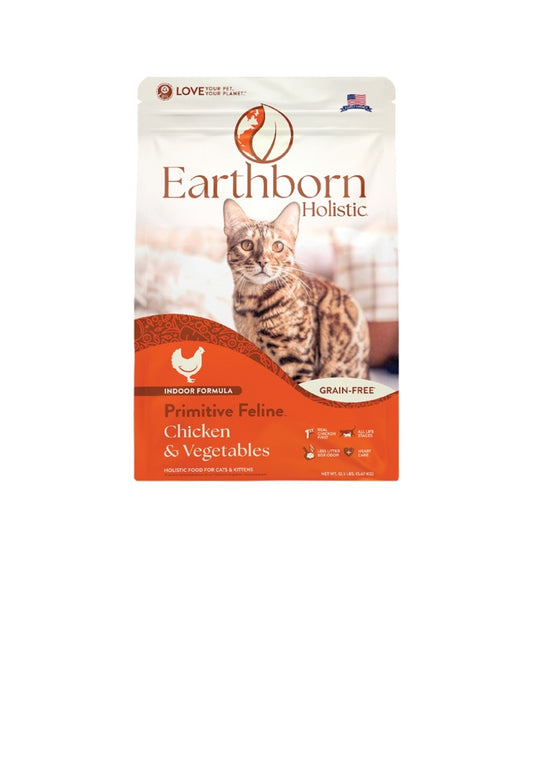 Earthborn Cat Holistic Grain Free Primitive Feline 12.5 lbs