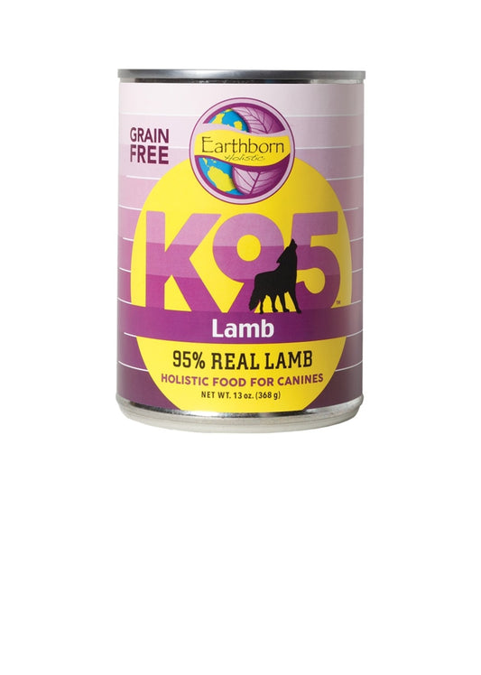 Earthborn Dog K95 Grain Free Lamb 13 oz cans 12 pack
