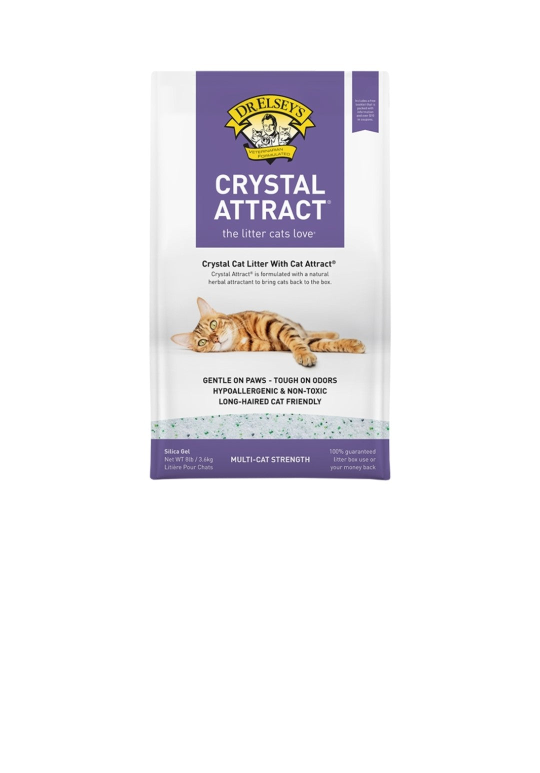 Dr. Elseys Cat Crystal Attract Litter 8 lbs 4 box pack 32 lbs