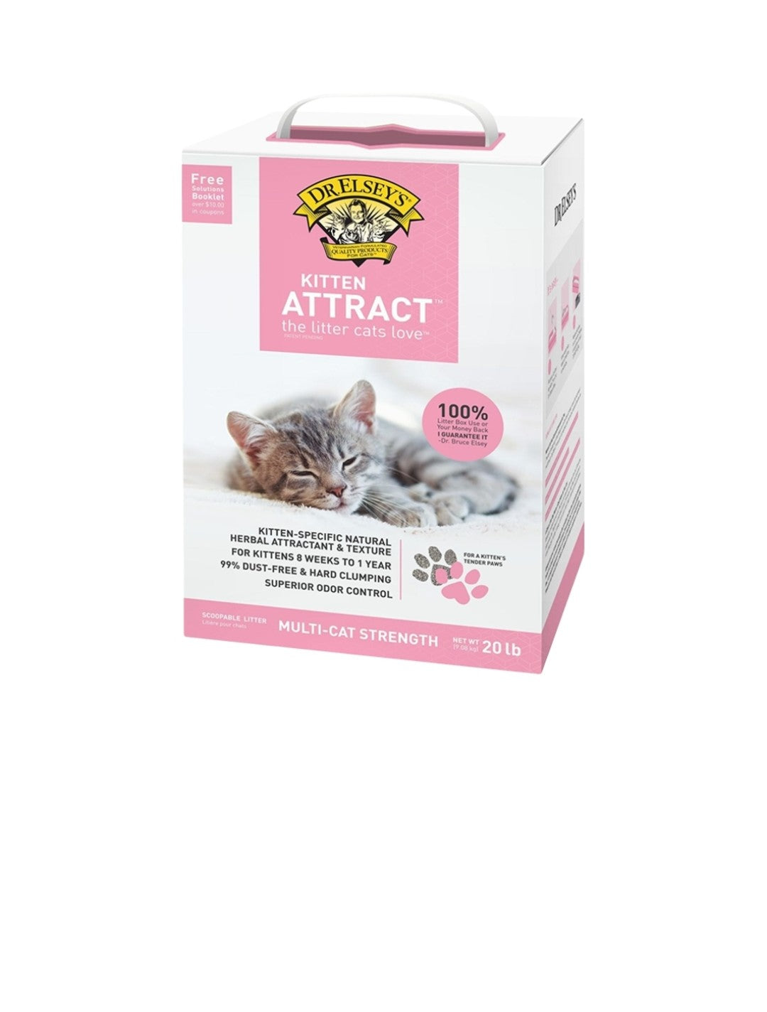 Dr. Elseys Cat Kitten Attract Clumping Litter 20 lbs