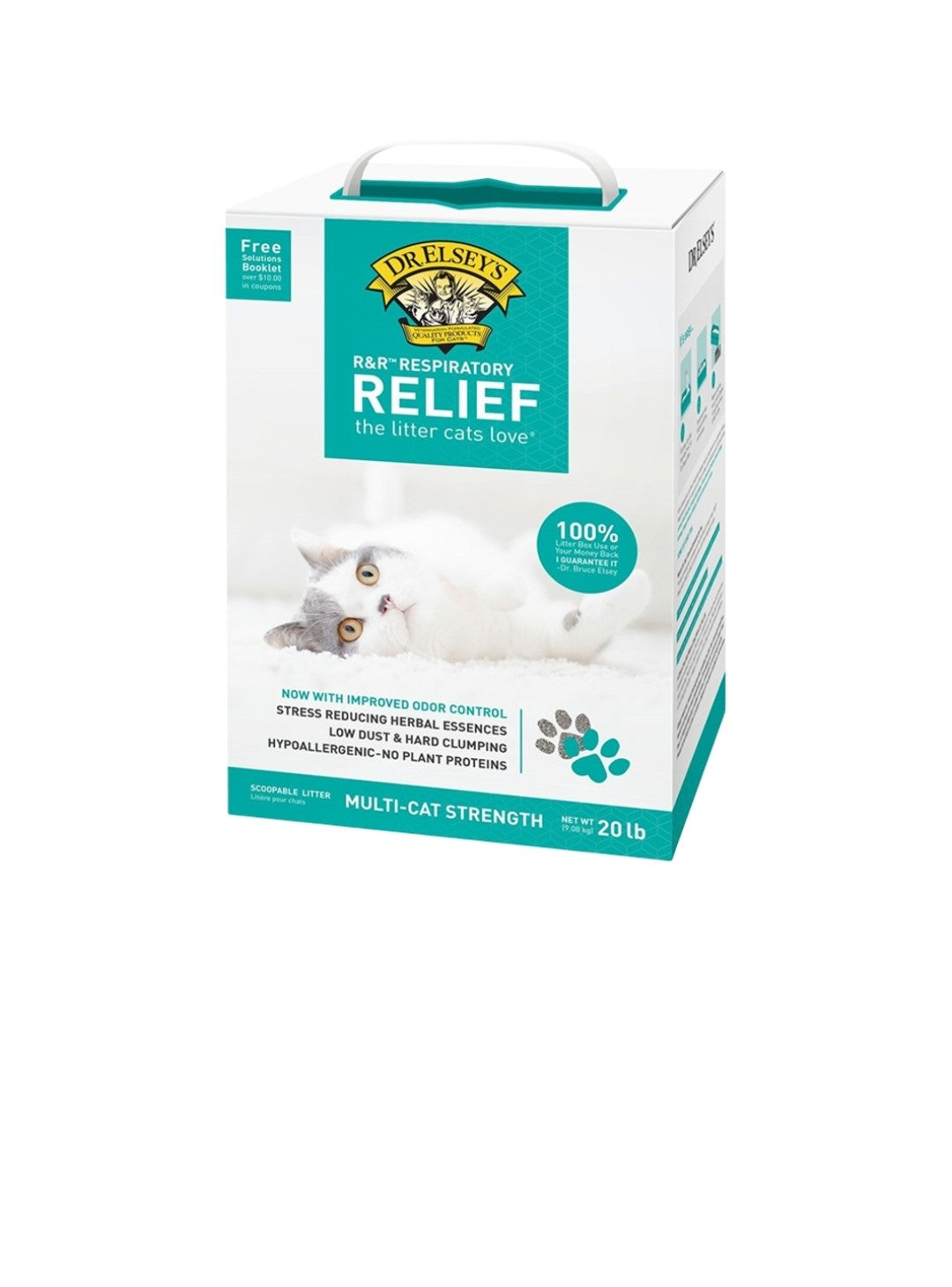 Dr. Elseys Cat R & R Respiratory Relief Clumping Litter 20 lbs