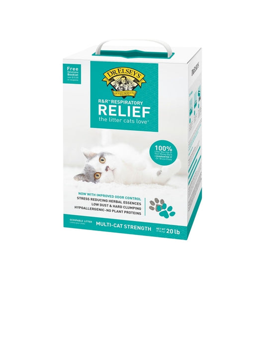 Dr. Elseys Cat R & R Respiratory Relief Clumping Litter 20 lbs