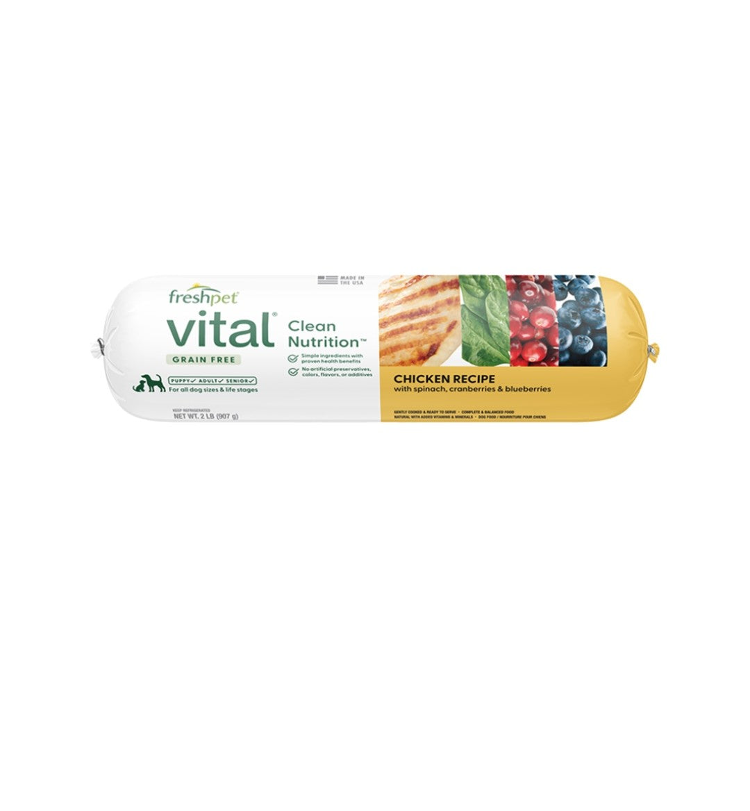 Freshpet Dog Refrigerated Vital Grain Free Chicken 2 lbs