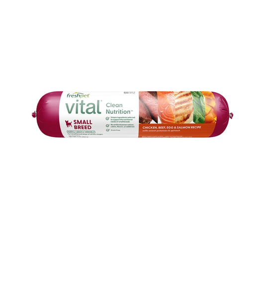 Freshpet Dog Refrigerated Vital Grain Free Roll Small Breed Multi Protein 1 lbs
