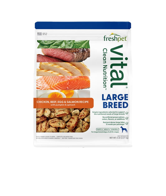 Freshpet Dog Refrigerated Vital Large Breed Meals 5 lbs