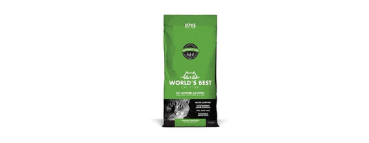 World's Best Unscented Clumping Cat litter 28 lbs