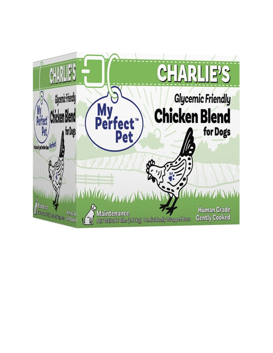 My Perfect Pet Dog Frozen Grain Free Charlie's Glycemic Friendly Chicken 4 lbs