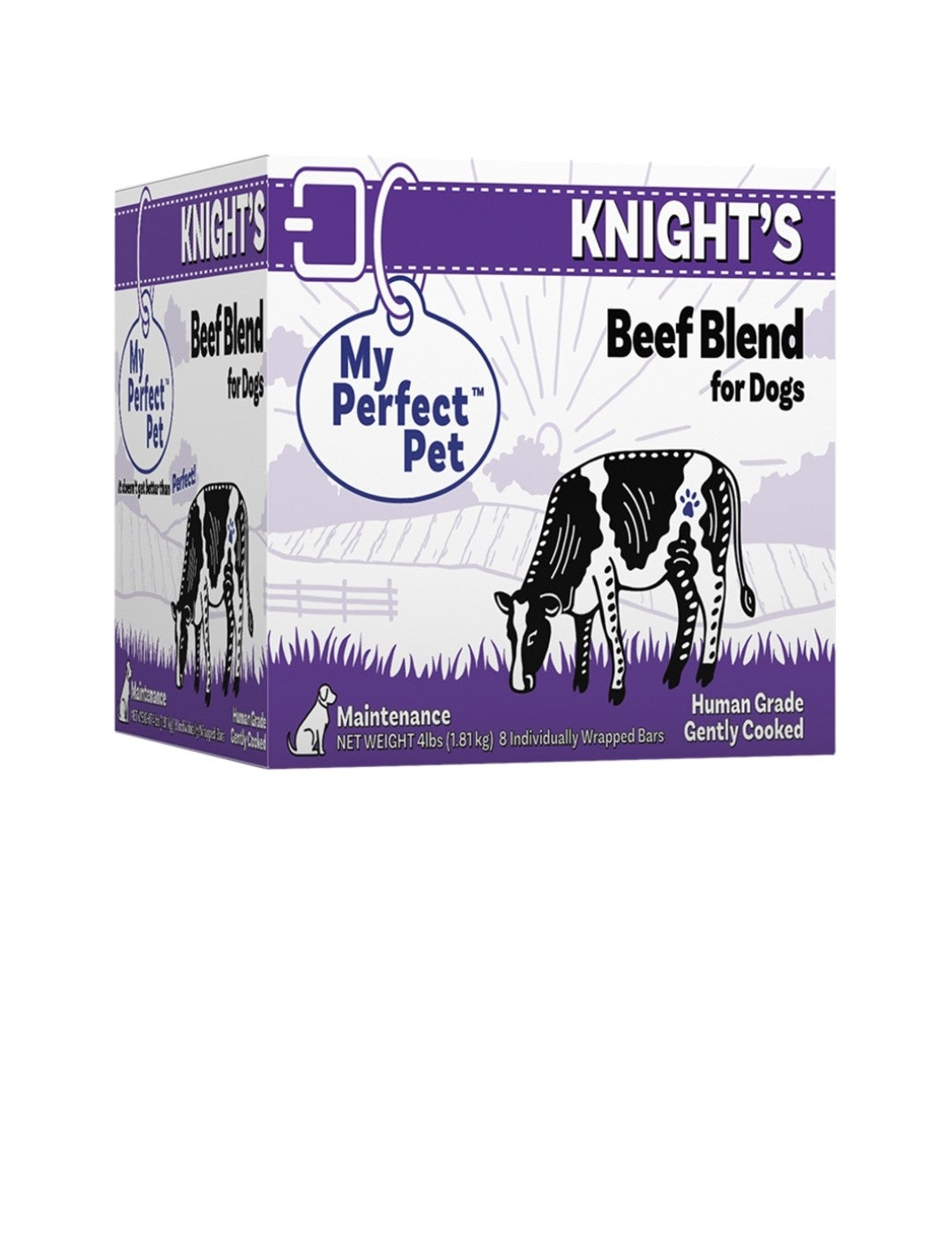 My Perfect Pet Dog Frozen Grain Free Knights Beef 4 lbs