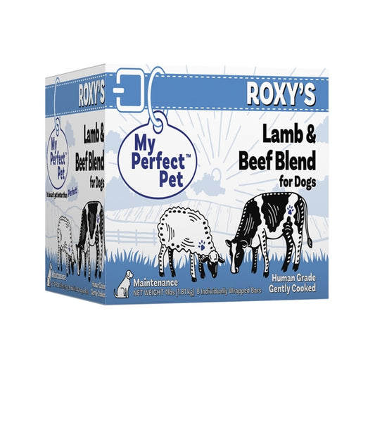 My Perfect Pet Dog Frozen Grain Free Roxys Lamb And Beef 4 lbs