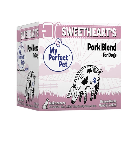 My Perfect Pet Dog Frozen Grain Free Sweethearts Pork 4 lbs