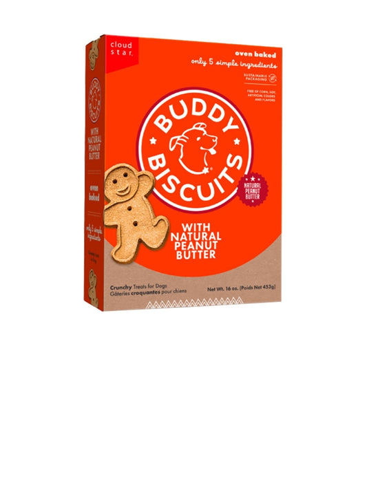 Cloud Star Dog Biscuits Treats Peanut butter 16 oz