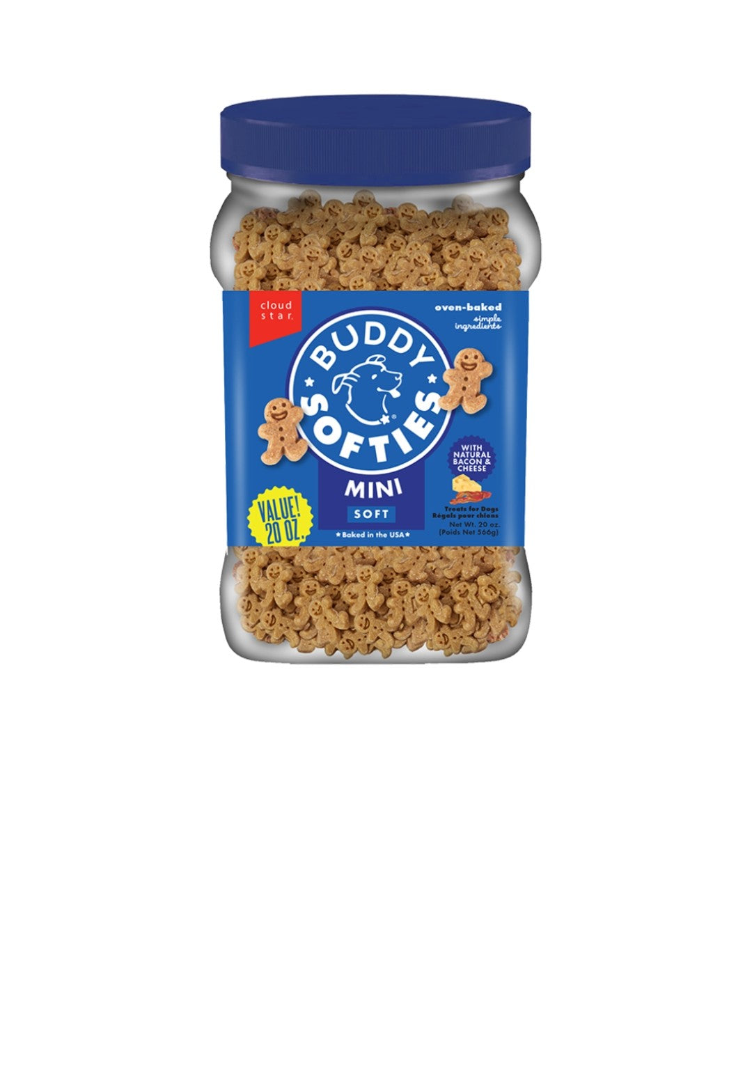 Cloud Star Dog Biscuits Treats Soft Peanut butter 20 oz