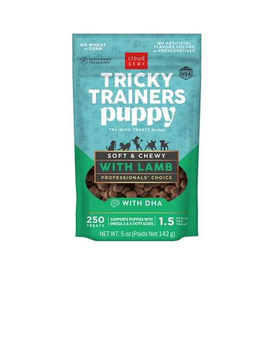 Cloud Star Dog Tricky Trainer Puppy Mini Lamb 5 oz
