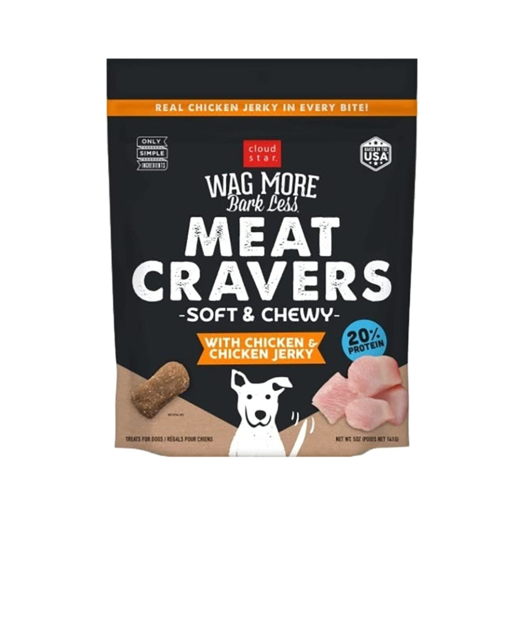 Cloud Star Dog Wag More Bark Less Soft And Chewy Craver Chicken 5 oz