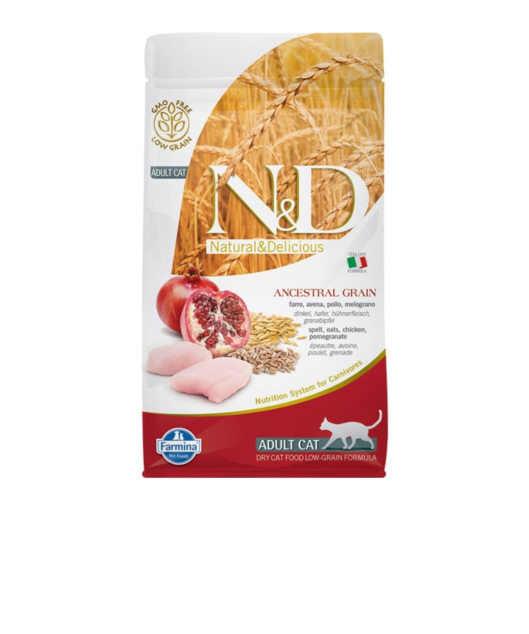 Farmina Cat N&D Ancestral Grain Adult Chicken and Pomegranate 11 lbs