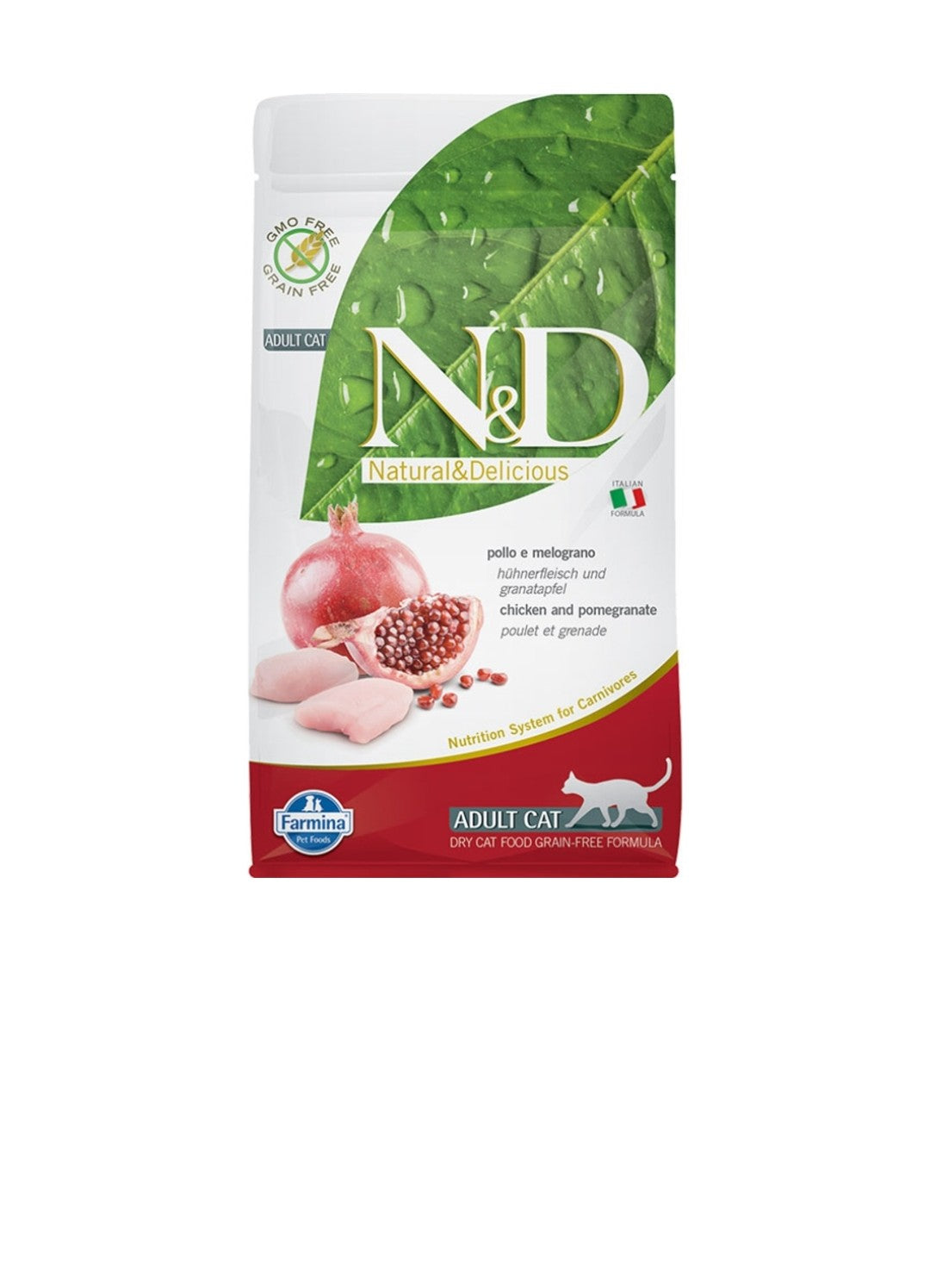 Farmina Cat N&D Prime Adult Grain Free Chicken And Pomegranate 11 lbs