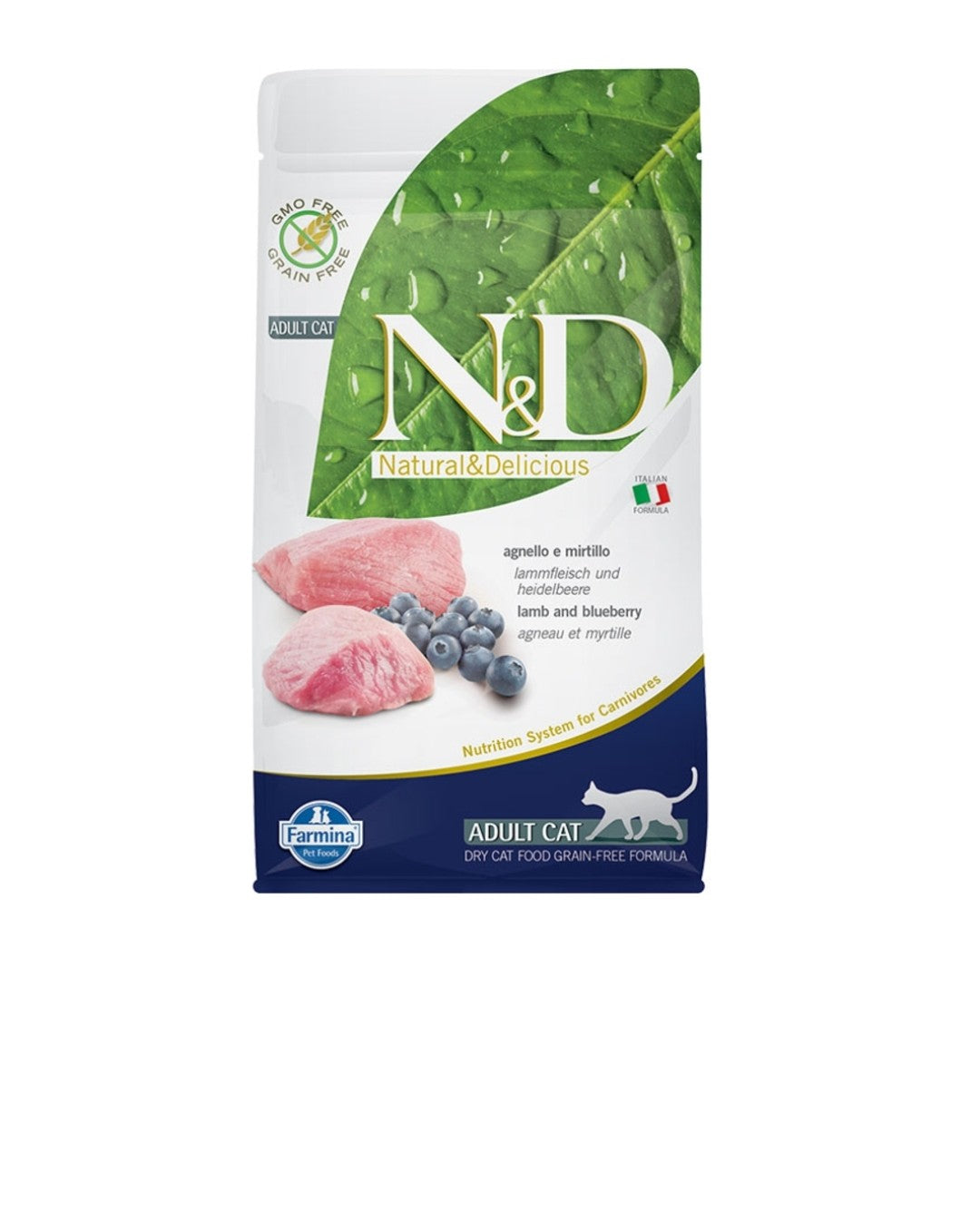 Farmina Cat N&D Prime Grain Free Lamb and Blueberry 3.3 lbs