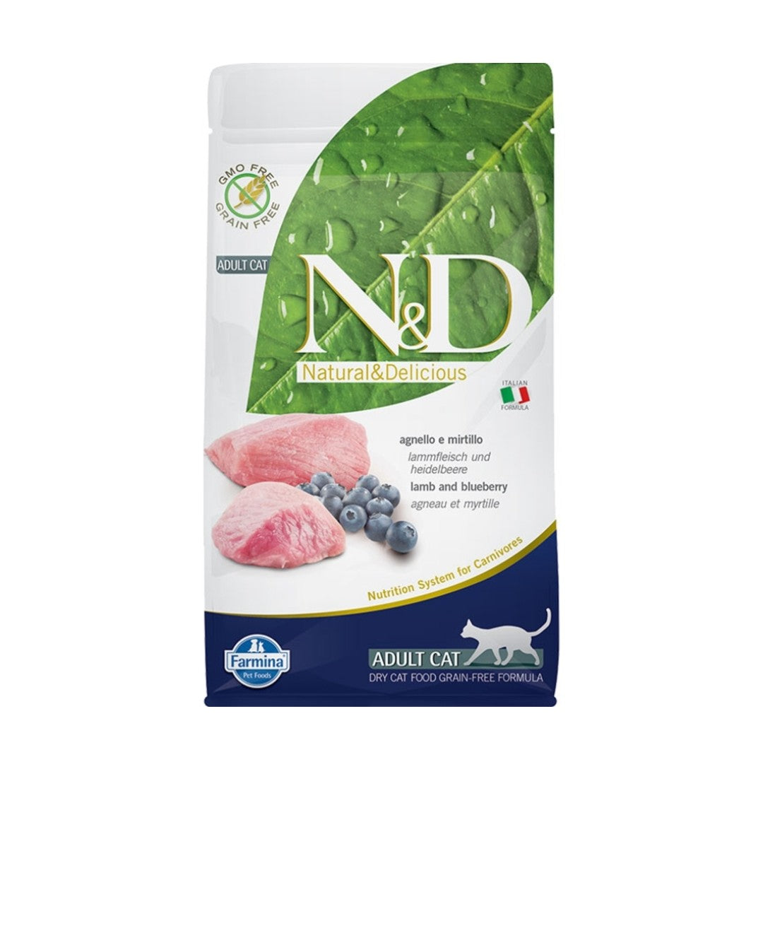 Farmina Cat N&D Prime Grain Free Lamb and Blueberry 11 lbs