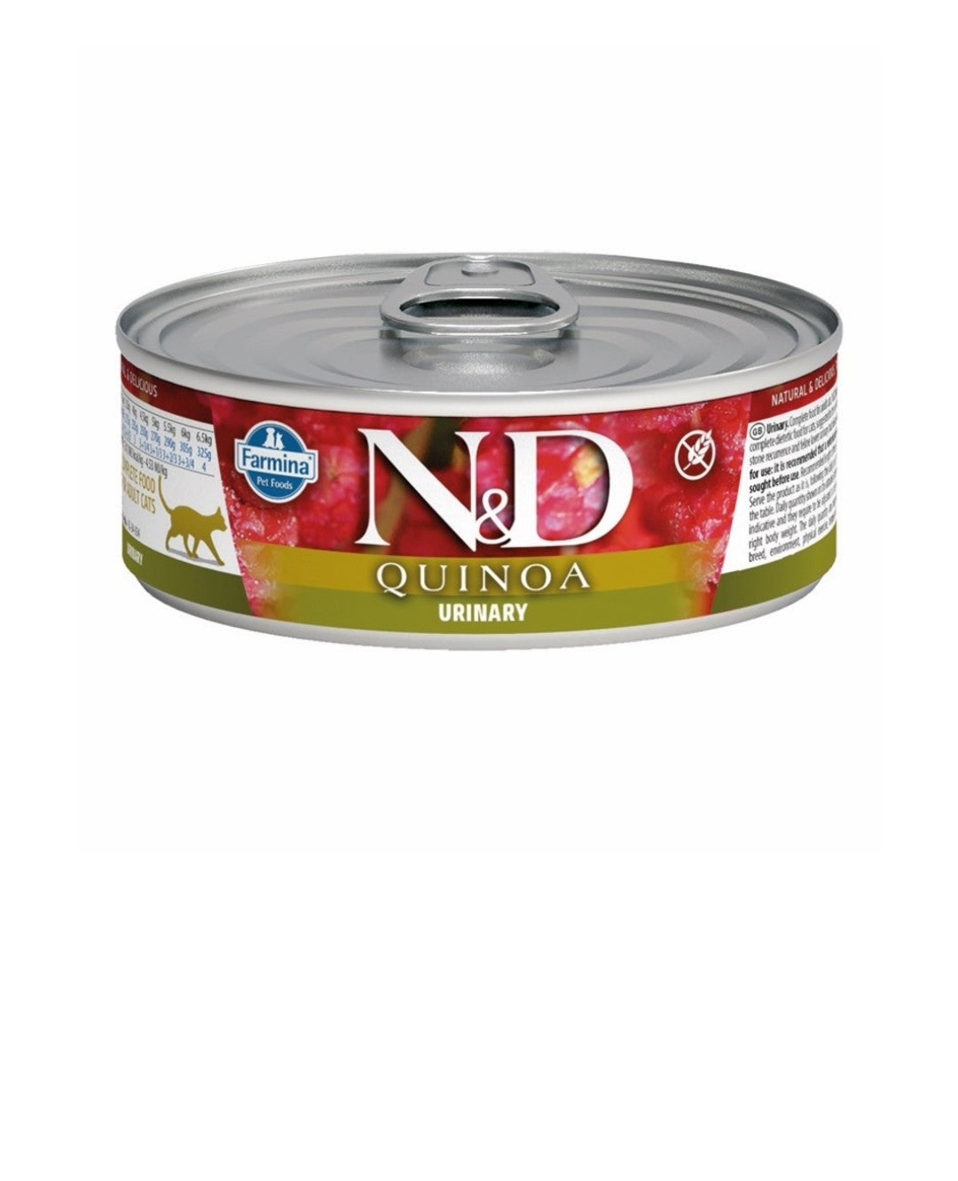 Farmina Cat N&D Quinoa Urinary Grain Free Duck 28.0oz cans 24 pack