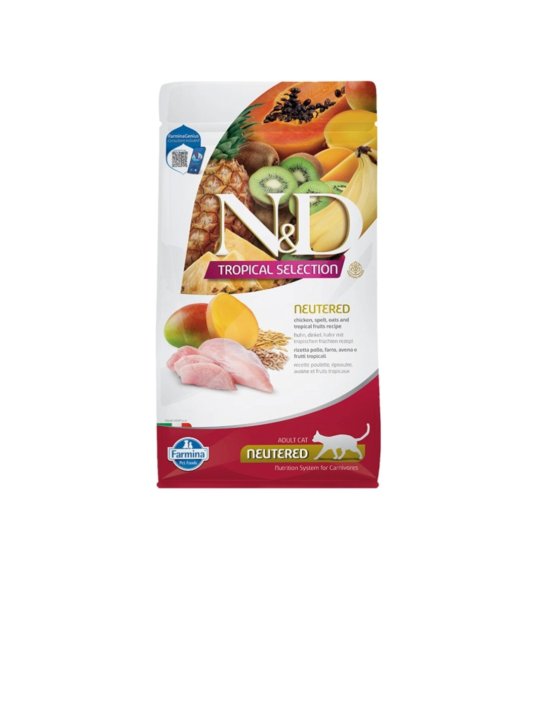 Farmina Cat N&D Tropical Selection Neutered Chicken 11 lbs