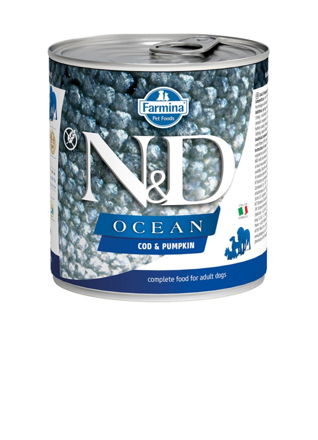 Farmina Dog N&D Ocean Grain Free Cod and Pumpkin 10 oz cans 6 pack