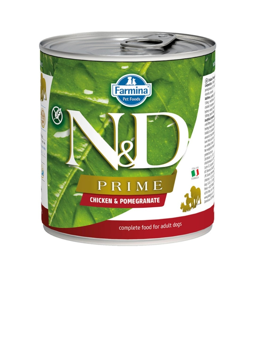 Farmina Dog N&D Prime Grain Free Chicken And Pomegranate 10 oz cans 6 pack