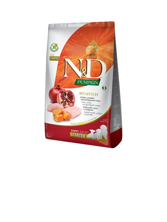 Farmina Dog N&D Pumpkin Puppy Starter Grain Free Chicken And Pomegranate 5.5 lbs