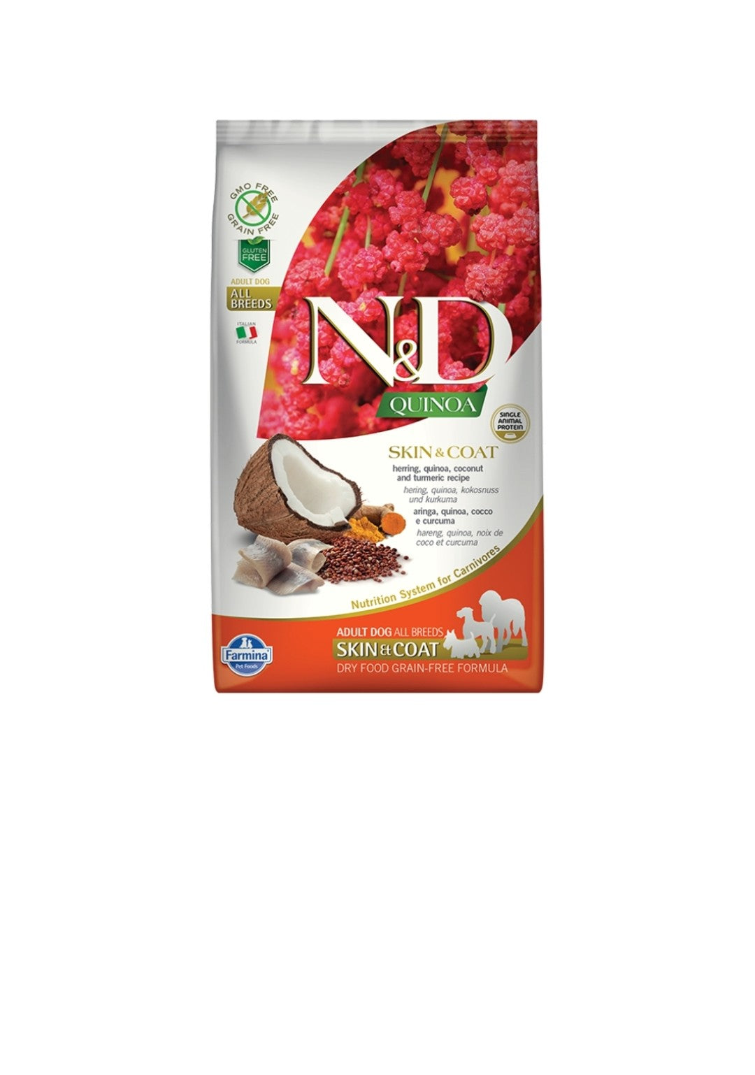 Farmina Dog N&D Quinoa Skin and Coat Herring 15.4 lbs