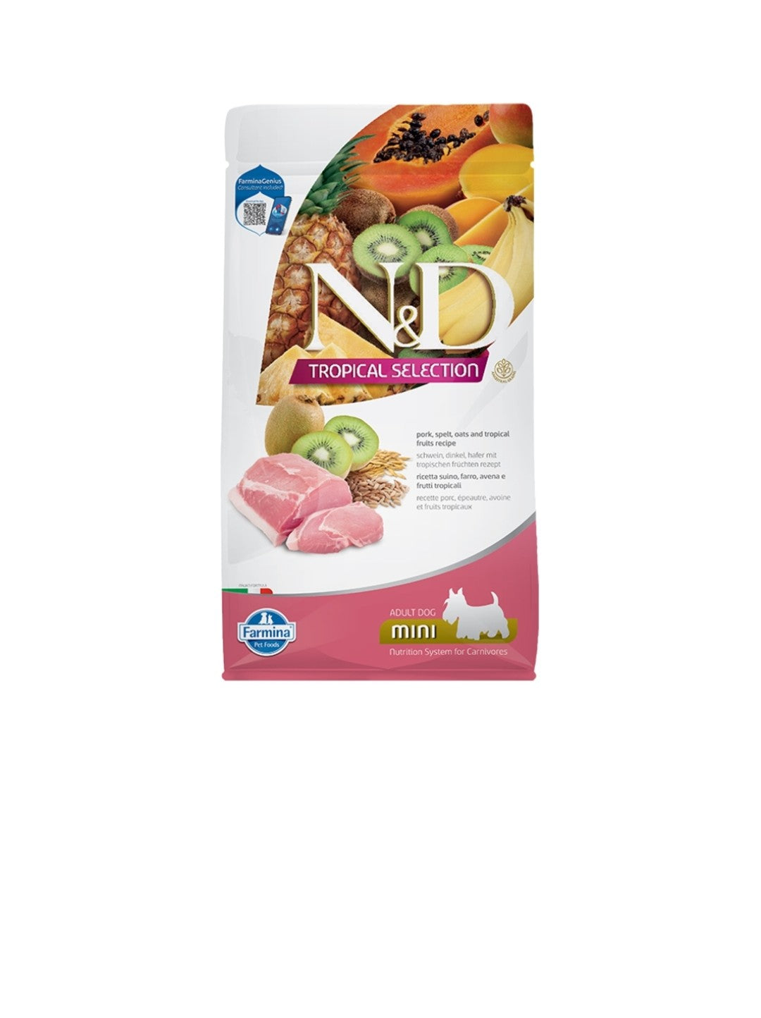 Farmina Dog N&D Tropical Selection Adult Mini Pork 11 lbs
