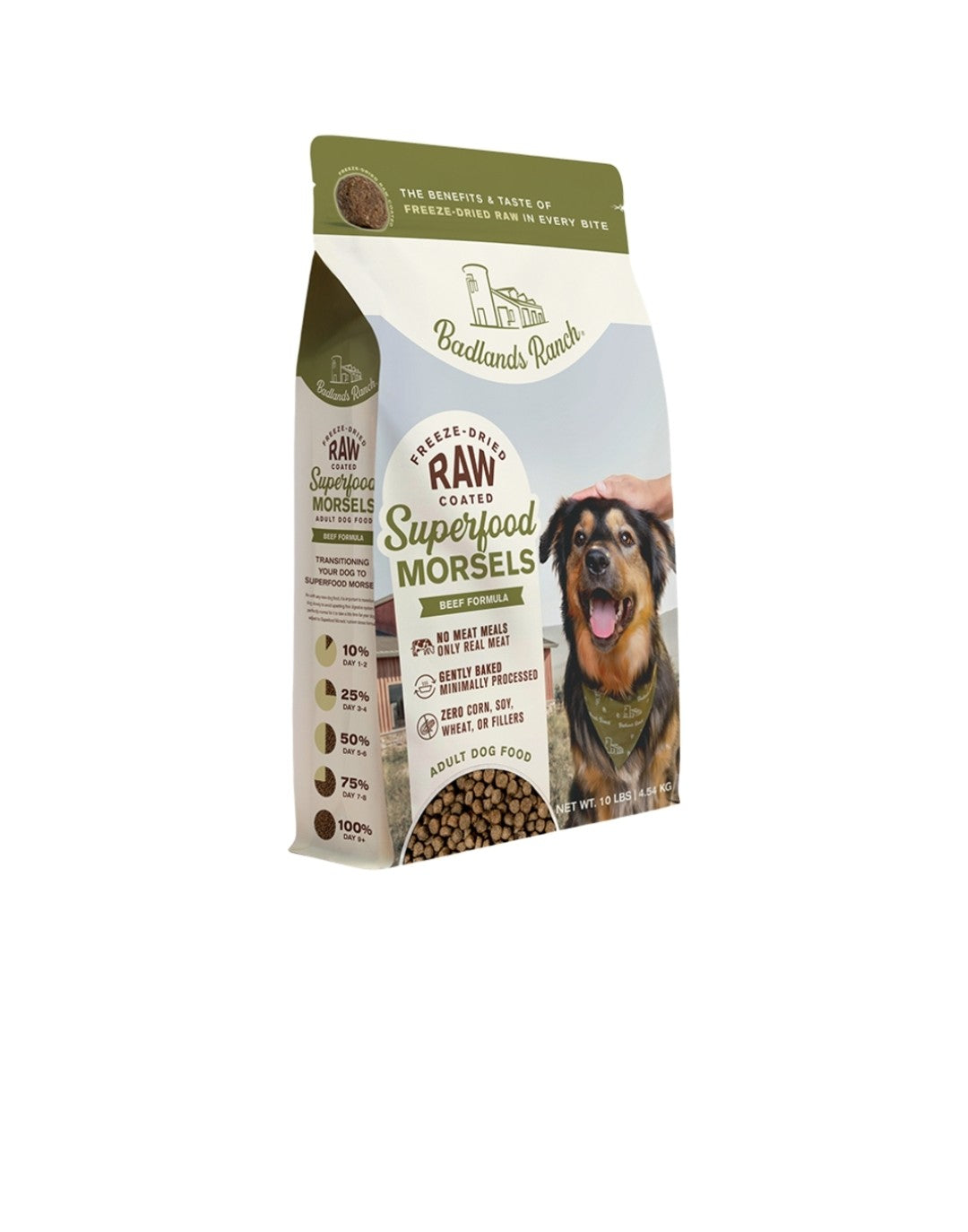 Badlands Ranch Dog Raw Coated Beef Morsels 10 lbs